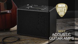AER Compact 60 with an acoustic guitar 